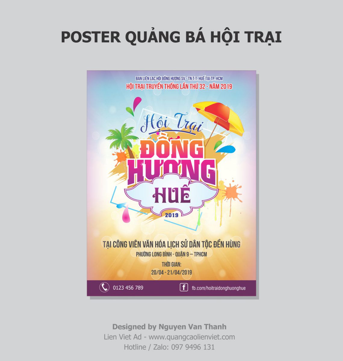thiết kế poster online